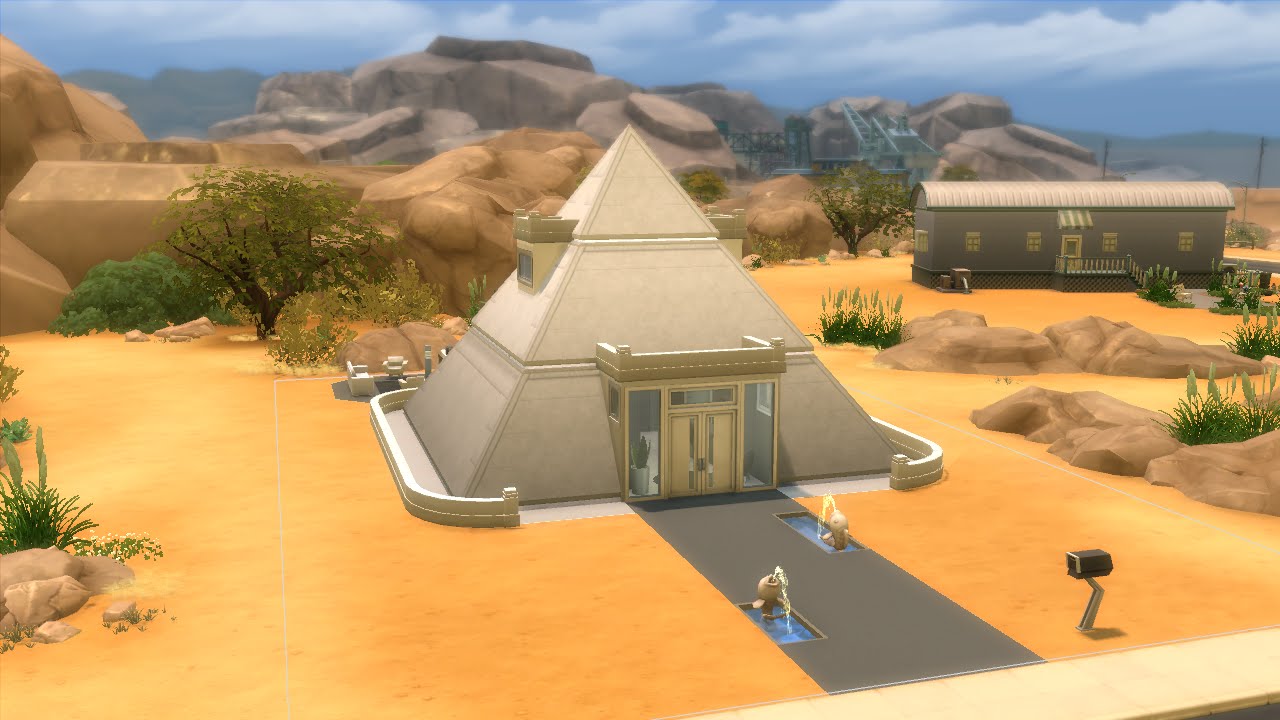 The Sims 4 - House Building - Modern Pyramid