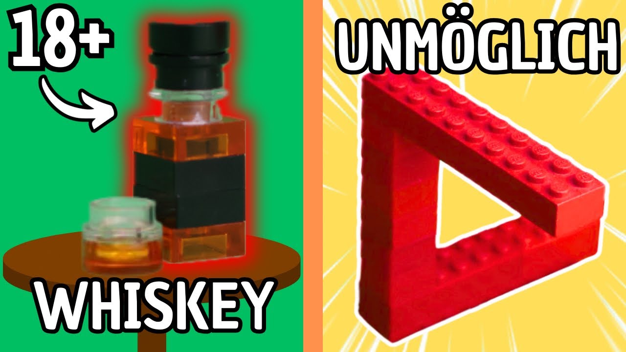 Der kleinste Whiskey der Welt...Coole LEGO Ideen zum Nachbauen!