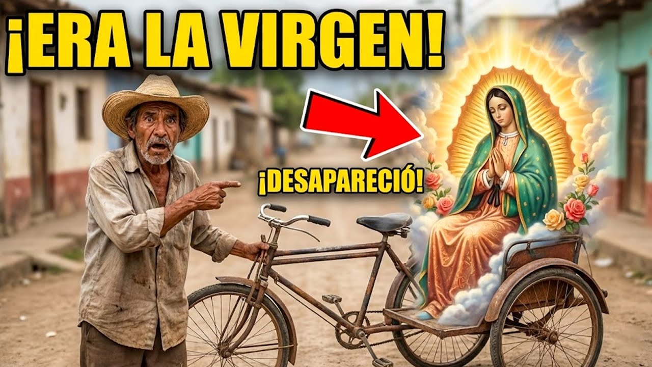 “Lléveme a la iglesia”, pidió una mujer… ¡Pero al bajar, el triciclero vio que era la Virgen!