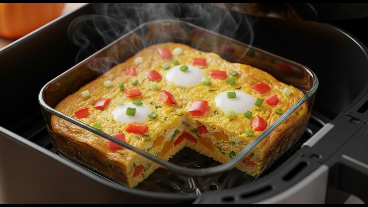 I Steamed Pumpkin & Eggs in the Air Fryer… SO GOOD