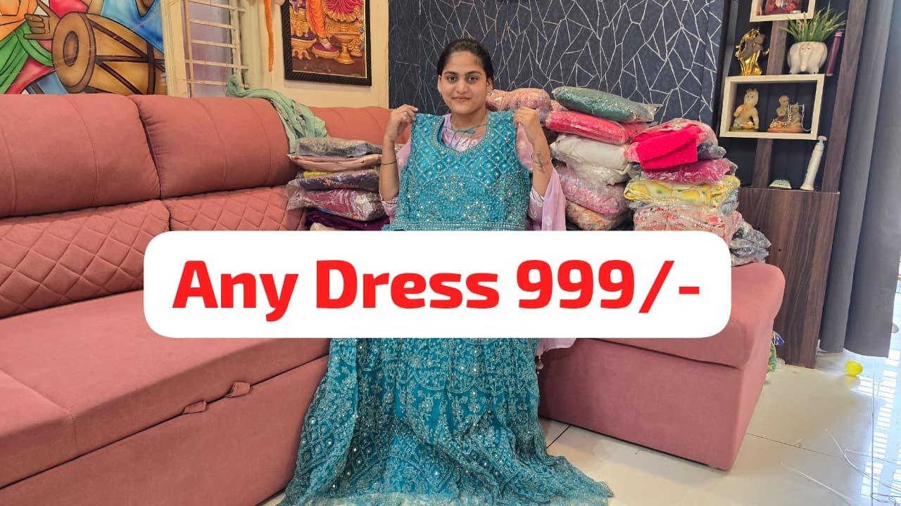 🔴Live, Rs.3,000/- Worth Dress @999/-, Order 7396265306