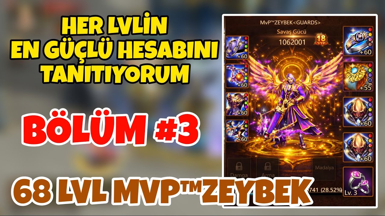 🎬 Her LVL’in Kralları #3 – 68 LVL MVP™ZEYBEK | Wartune Ultra