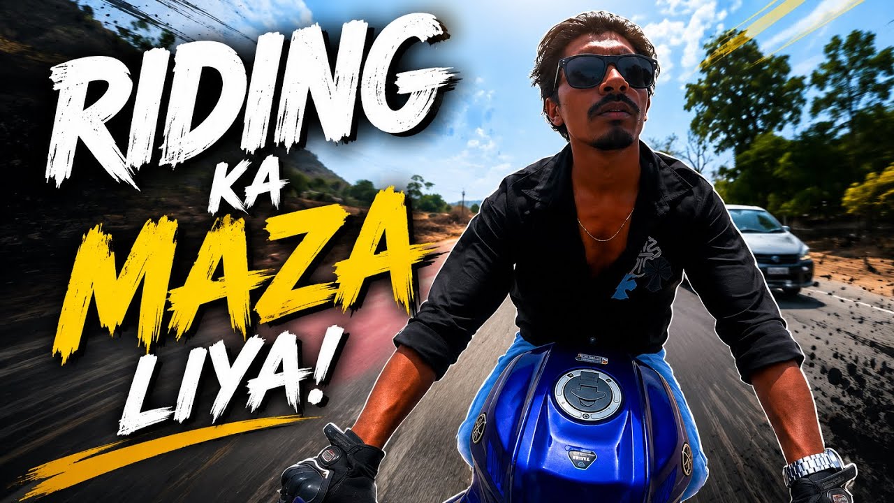 Milan Aaj Dharoi Dam Dekhne Gaya Aur Riding 🏍️🏍️ Ka Maza Liya!