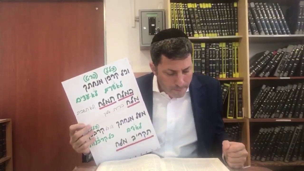 Daf Yomi Menachos Daf 20 by R&rsquo; Eli Stefansky (first 5 min poor quality)
