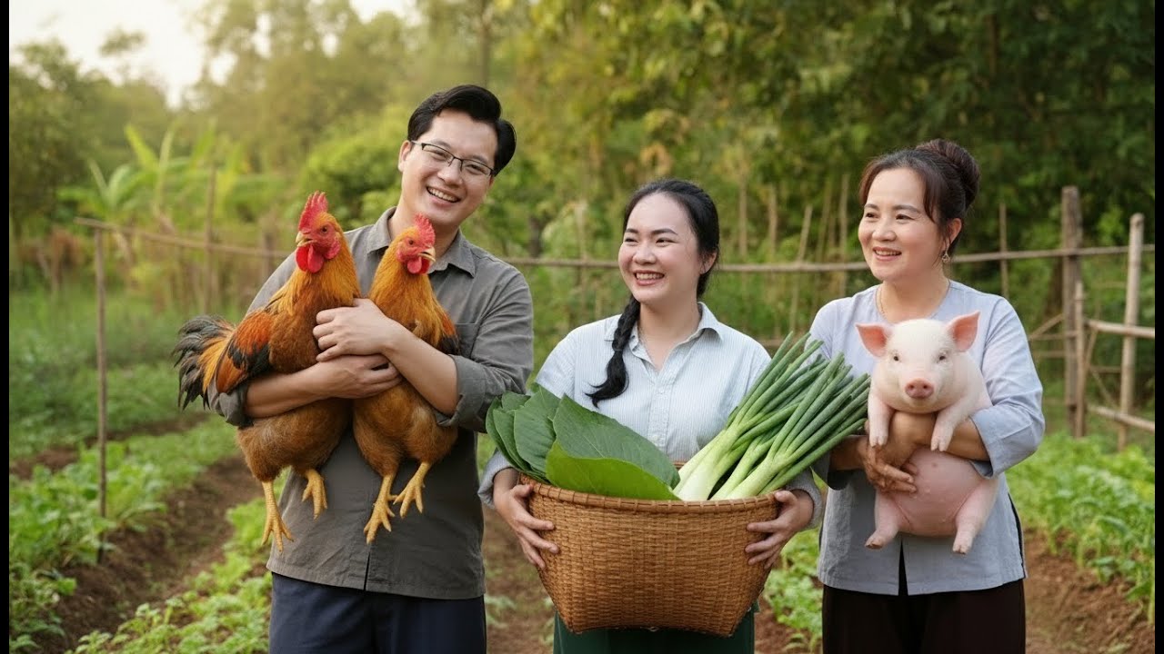 Jack & Tu Tien Buy Tet Groceries, Then Eat with Mother Loi to Comfort Her After the Scam