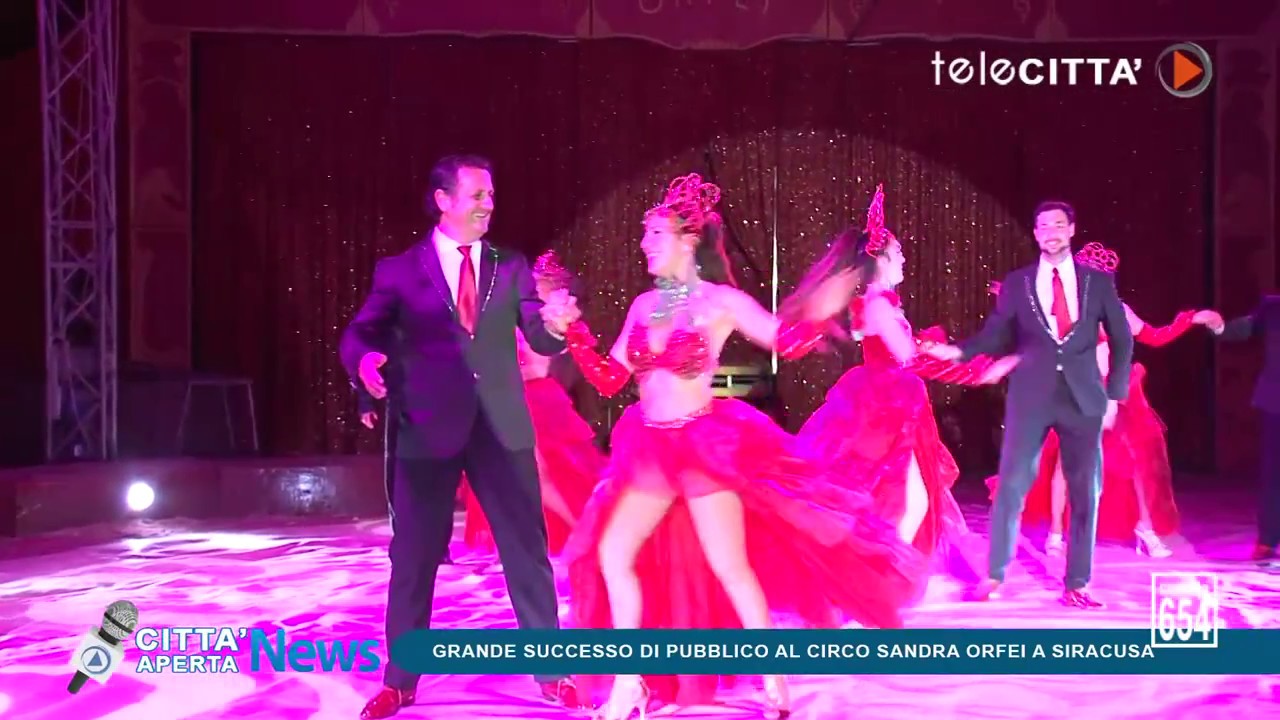 Telecittà ch 654 -  SVC TG: CIRCO SANDRA ORFEI