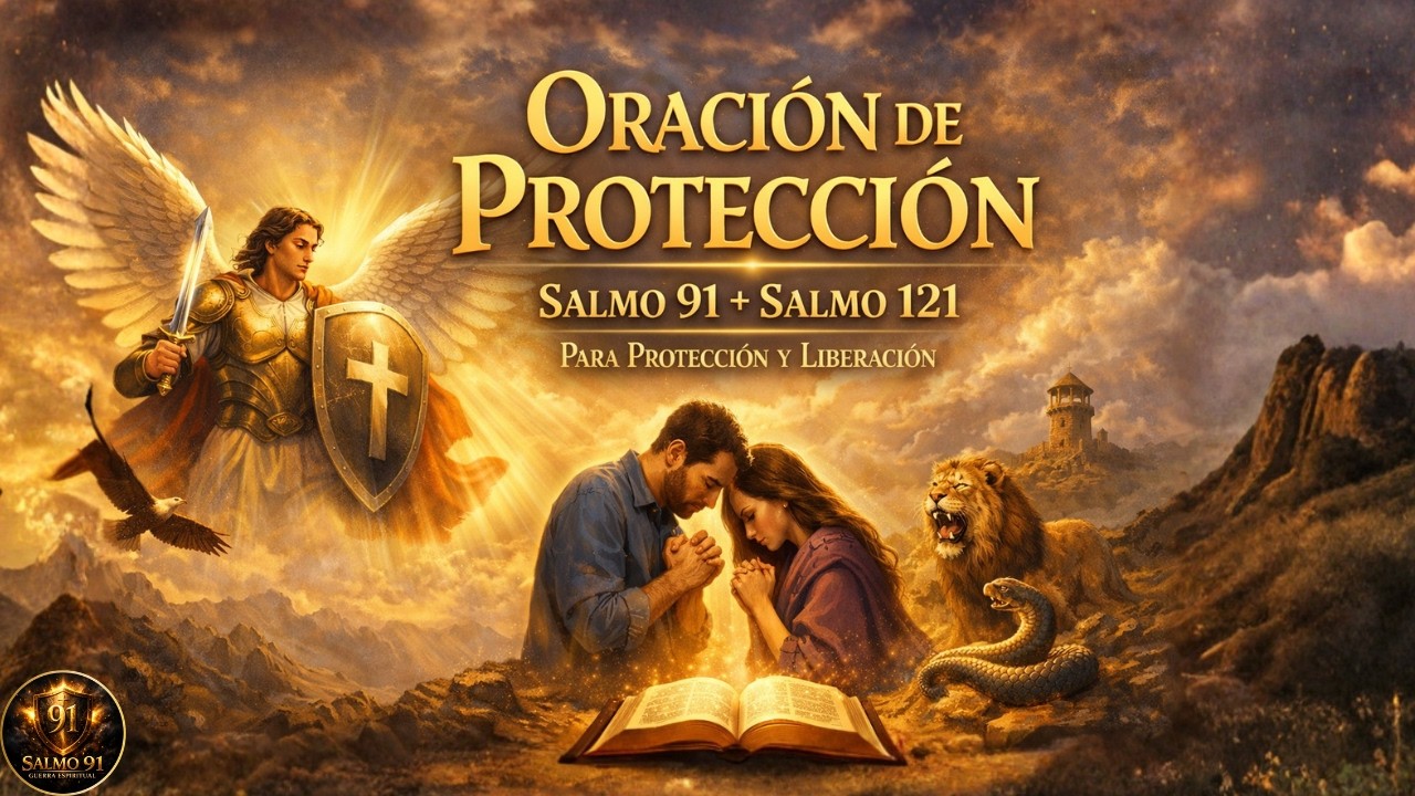 🔥 Oración de Protección — Salmo 91 + Salmo 121 para Protección y Libertación (HOY)