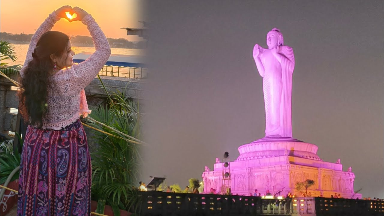 Hyderabad’s Most Iconic Sunset! | Lumbini Park & Buddha Statue Tour 