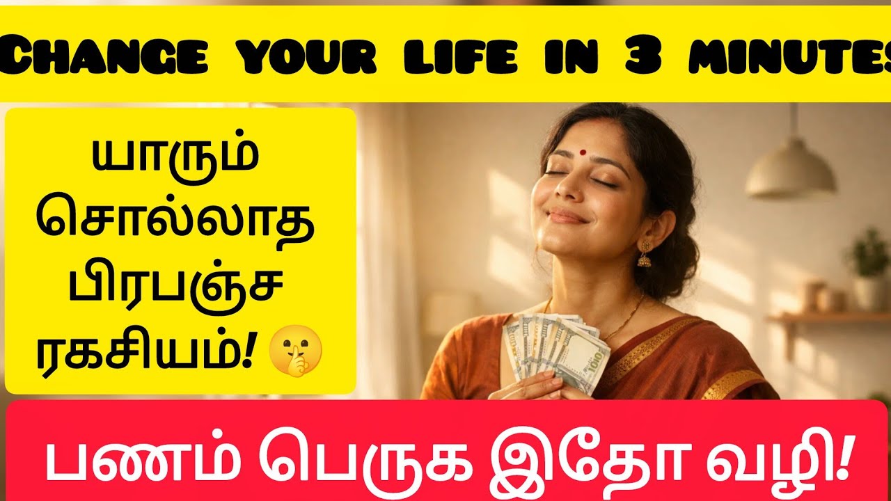 தீராத பணக்கஷ்டமா? பிரபஞ்சத்திடம் இருந்து பணத்தை ஈர்க்கும் எளிய வழி!
