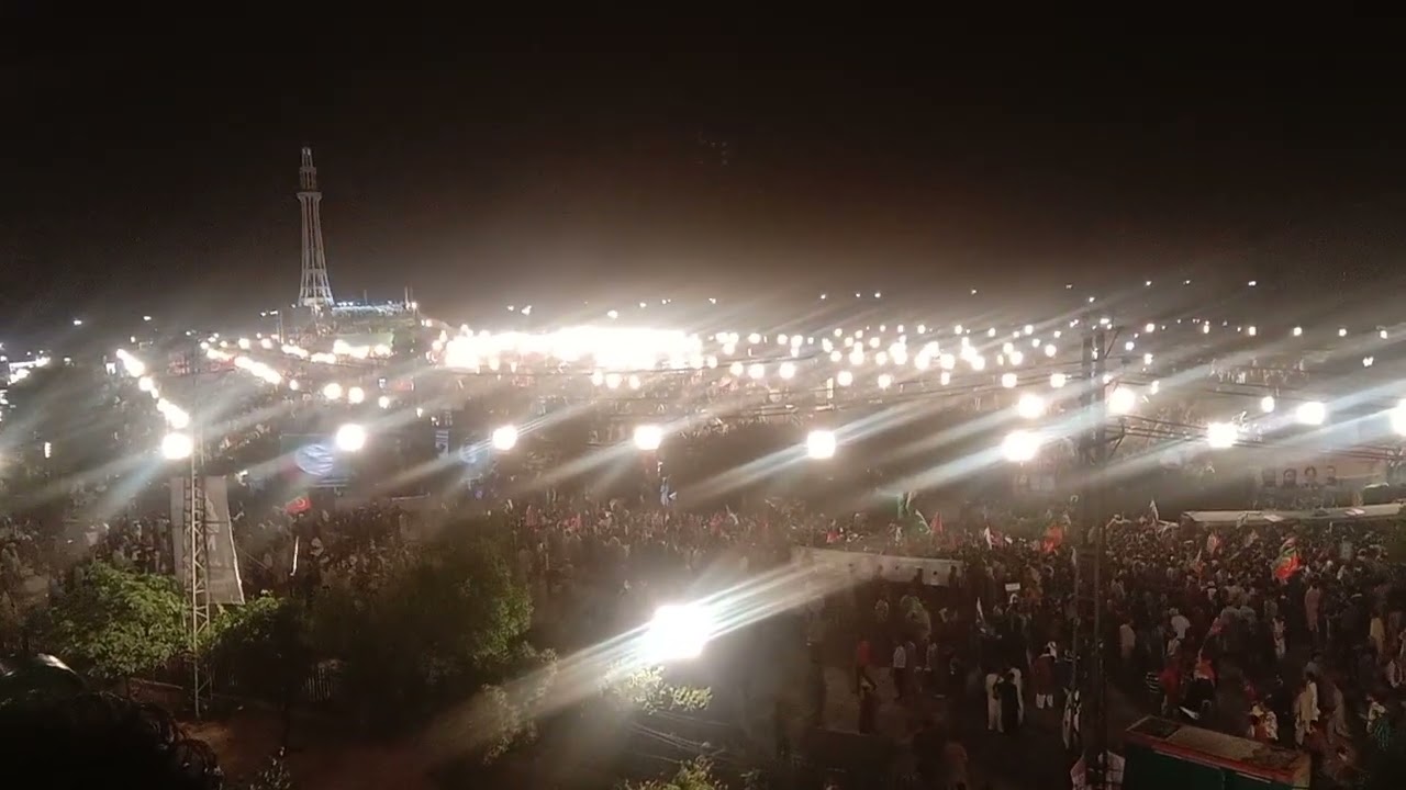 #imrankhan #pti #lahore #minarepakistan IMRAN KHAN JALSA LAHORE , POWER SHOW IMRAN KHAN ZINDABAD