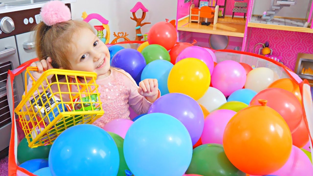 Cautam surprize in multe baloane si invatam culorile