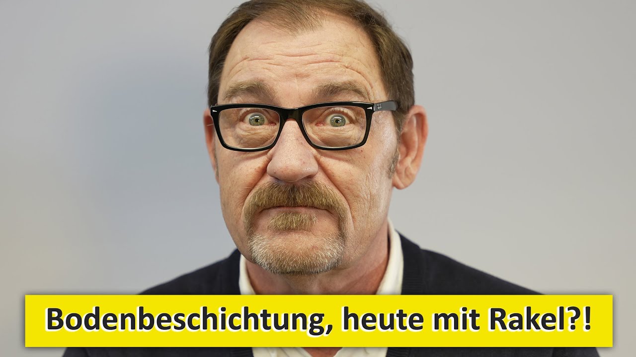 Bodenbeschichtung, heute mit Rakel?!