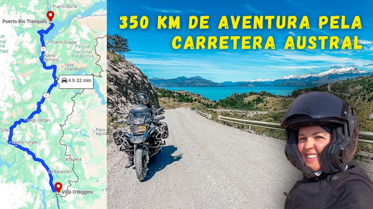 EP.07 - De MOTO no trecho MAIS BONITO da CARRETERA AUSTRAL 2