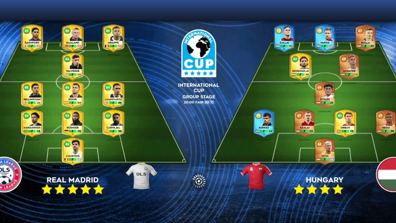 DLS26 REAL MADRID VS HUNGARY VS GREECE