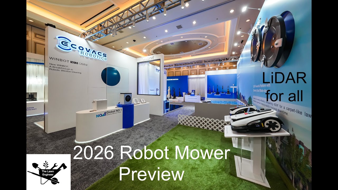 Роботы-газонокосилки ECOVACS 2026 &mdash; Год LiDAR