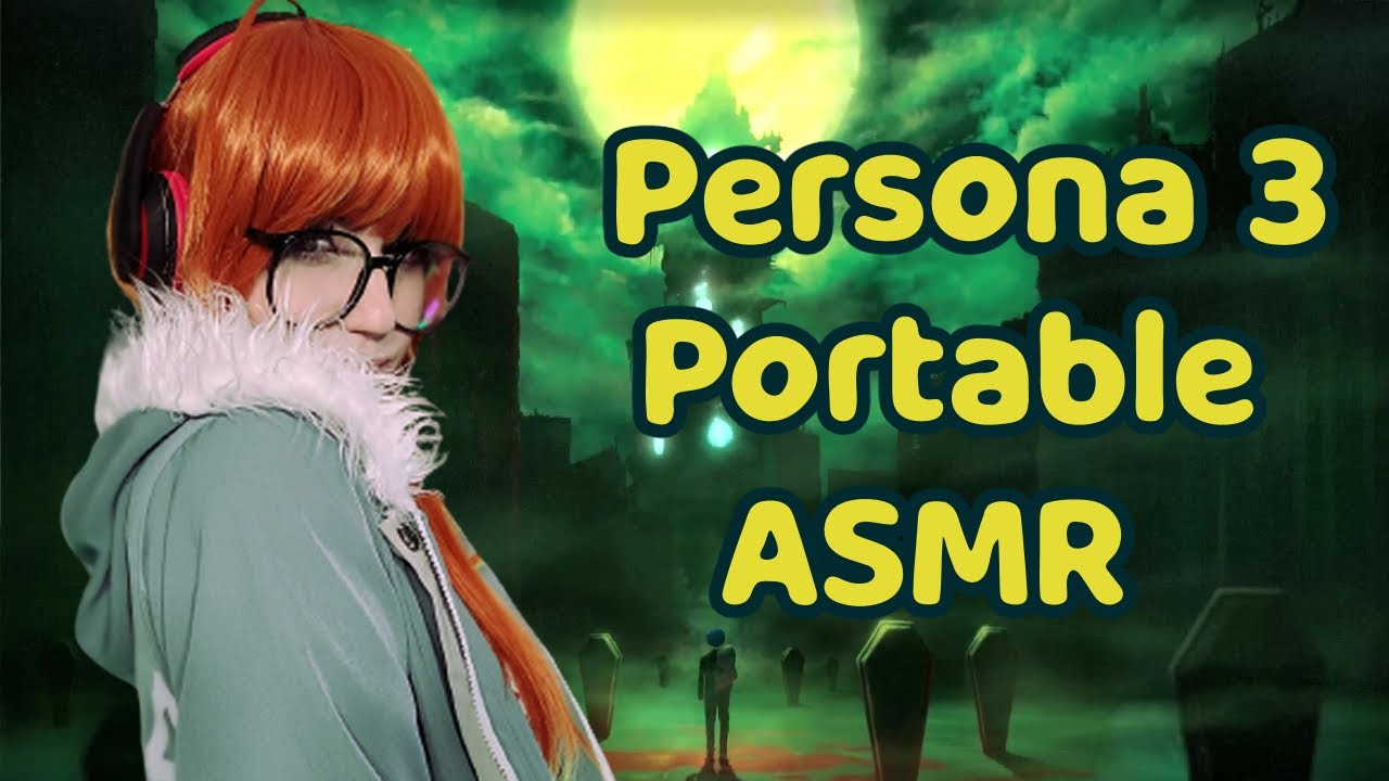[ASMR] ✨Persona 3 Gameplay w/ Futaba Cosplay✨ Whispering, Keyboard, Clicks | LillyASMR