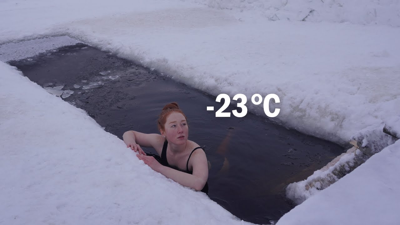 Встречаю САМУЮ ХОЛОДНУЮ ЗИМУ в Москве (я вступил в клуб любителей моржей)