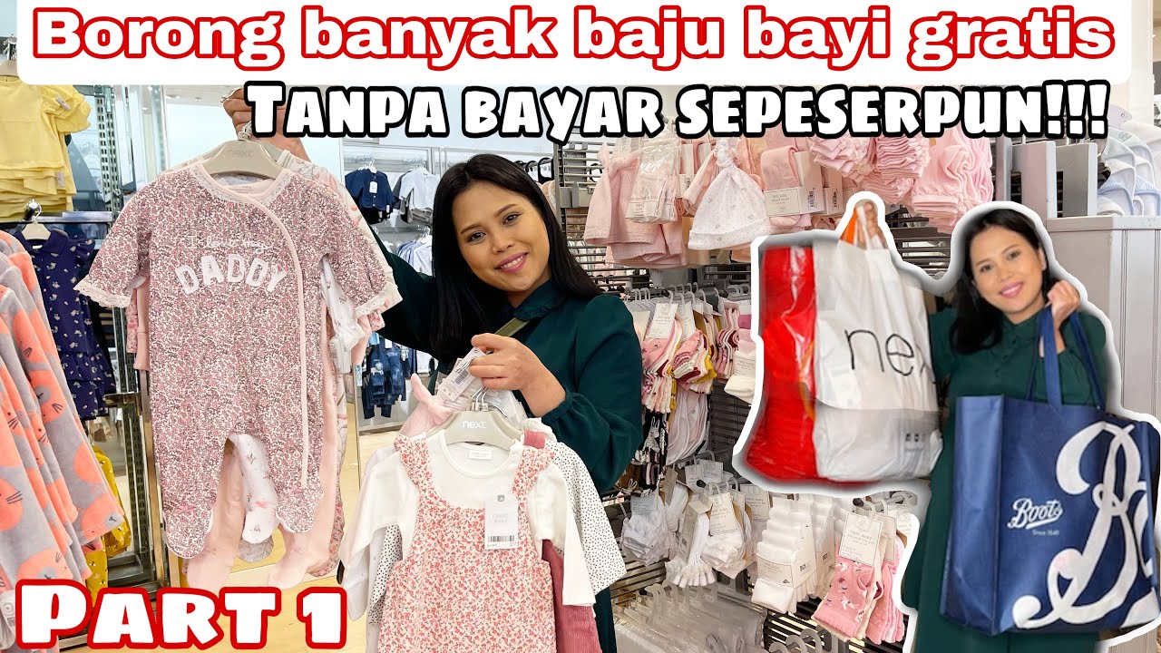 BORONG BAJU BAYI GRATISS TANPA BAYAR SEPESERPUN part 1 || PROMO SETENGAH HARGA