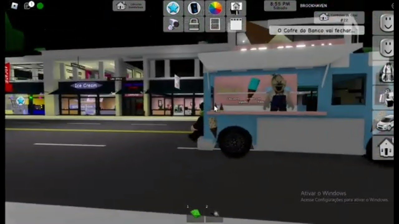 o sorveteriro Rod de Ice Scream invadio a cidade Brookhaven no roblox