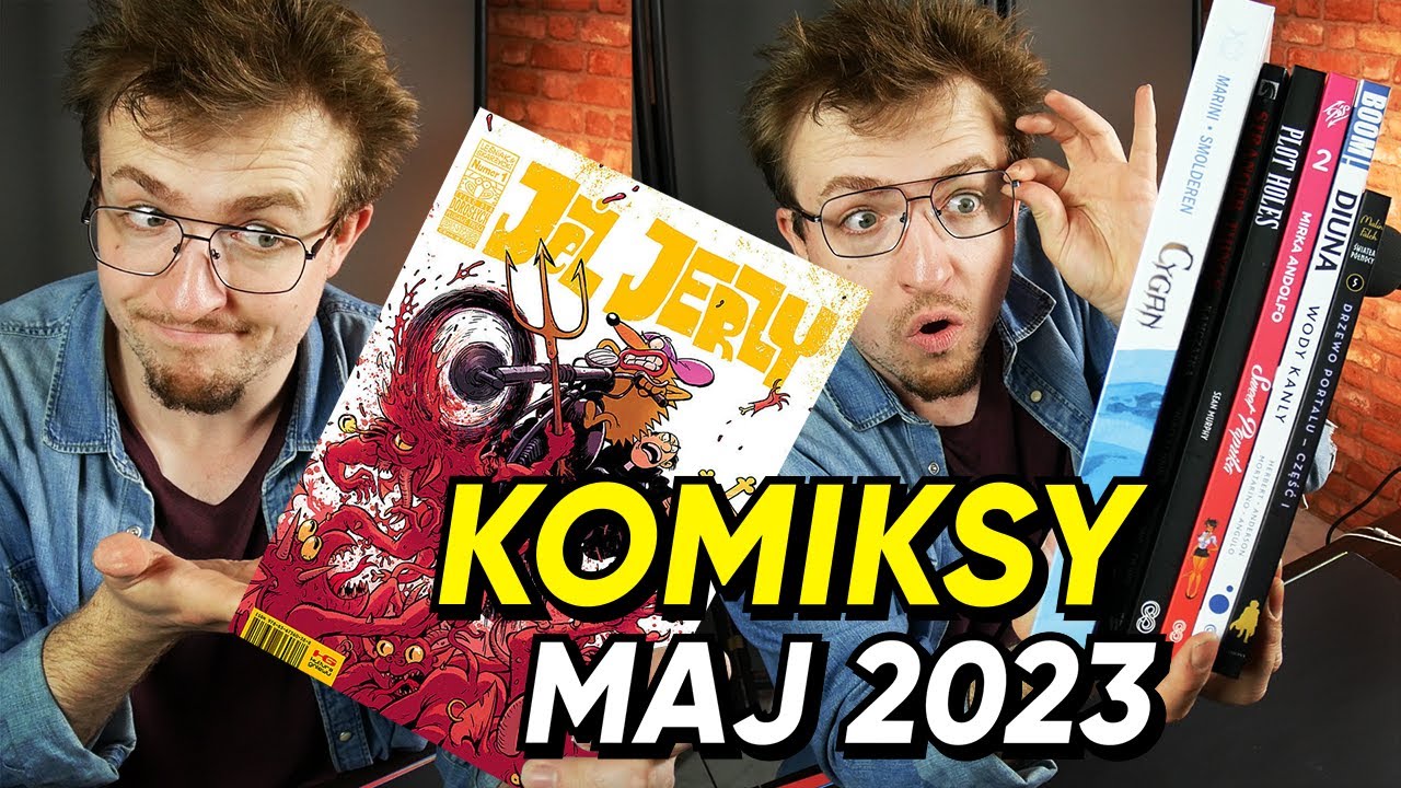 Nowy JEŻ JERZY, Stranger Things, Non Stop Comics i POTĘŻNY Cygan | Premiery komiksowe MAJ 2023