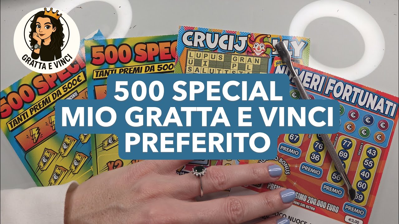 🍀GRATTA E VINCI 500 special and more 🤩🤞 Regina #grattaevinci #grattaevincidelgiorno