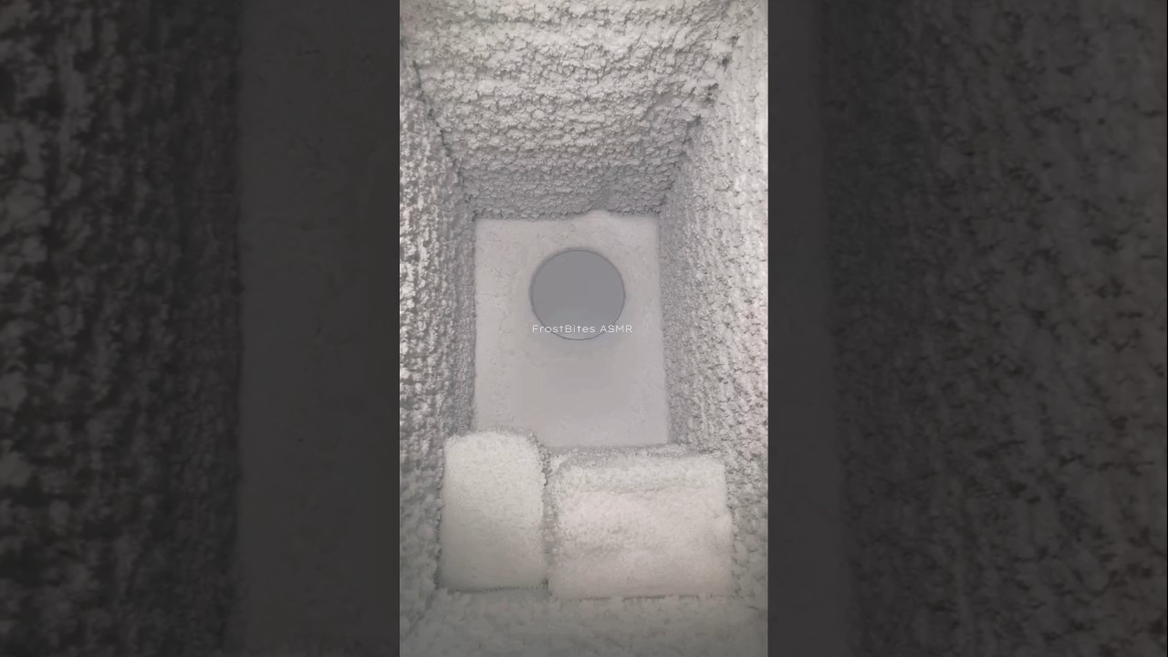 FREEZER FROST SCRAPING ASMR