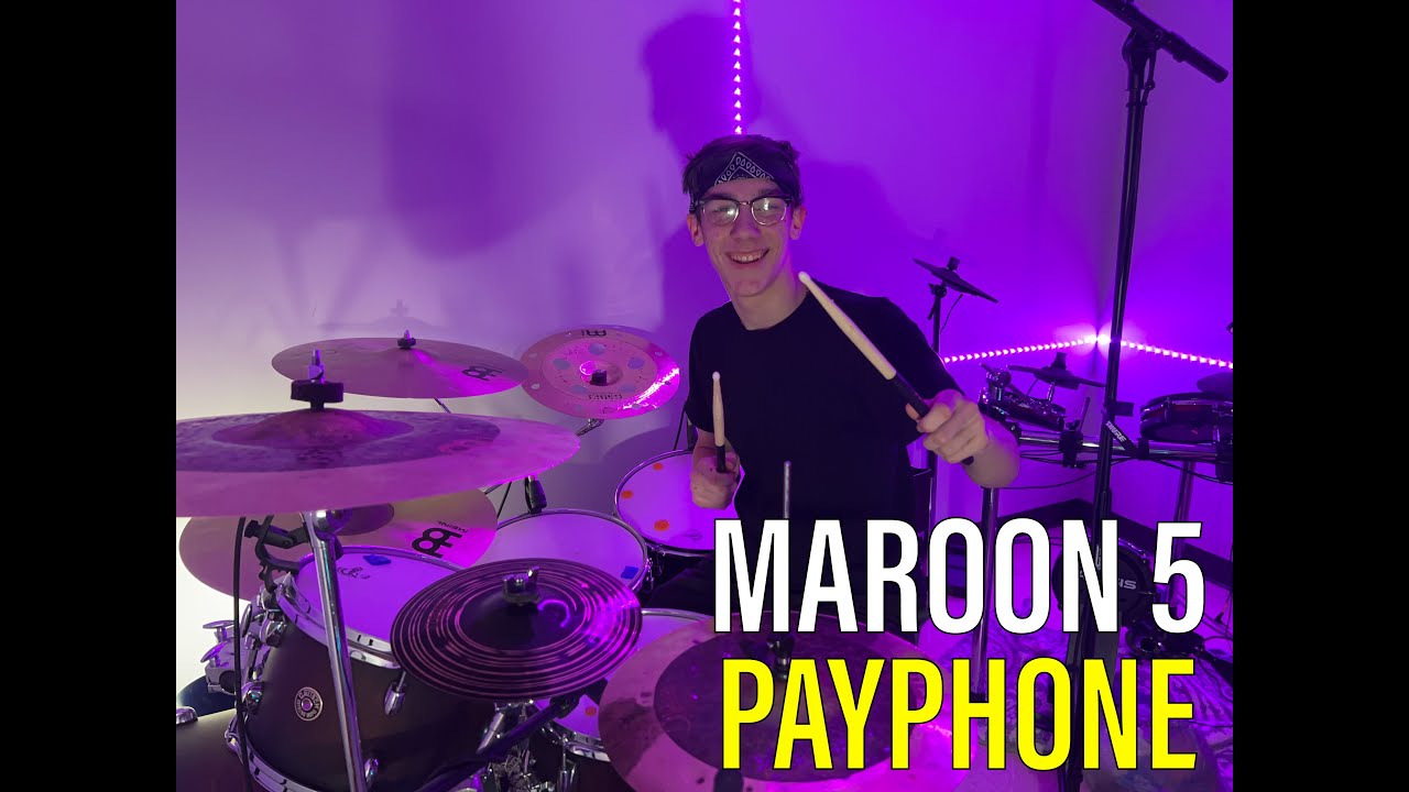 Payphone by Maroon 5 ft. Wiz Khalifa | Nate Mueller Drum Cover!