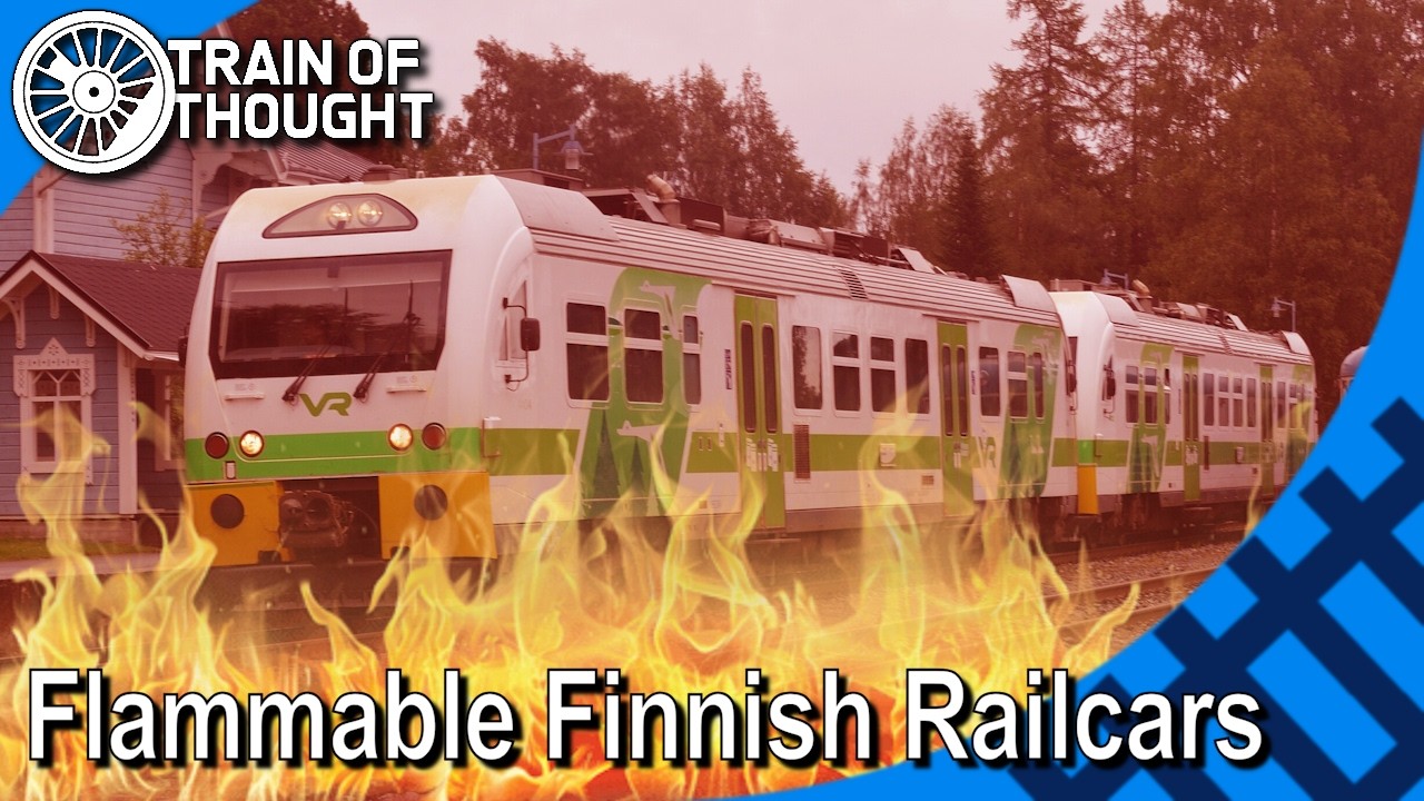 Finland's Railcars That Keep catching Fire - VR Class Dm12