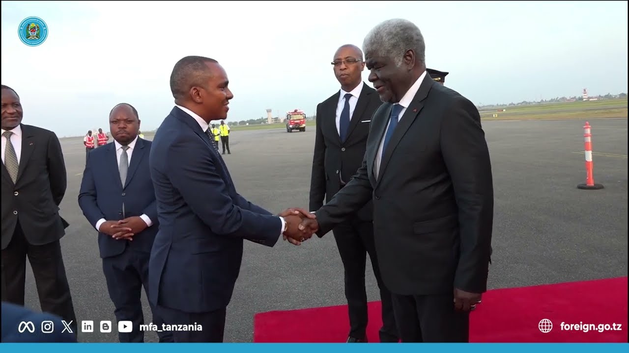 WAZIRI MKUU WA IVORY COAST AWASILI TANZANIA