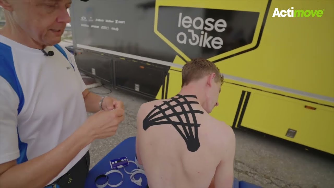 Kinesiology Taping for Posture Optimization and Neck Fatigue featuring Visma Lease a Bike Team