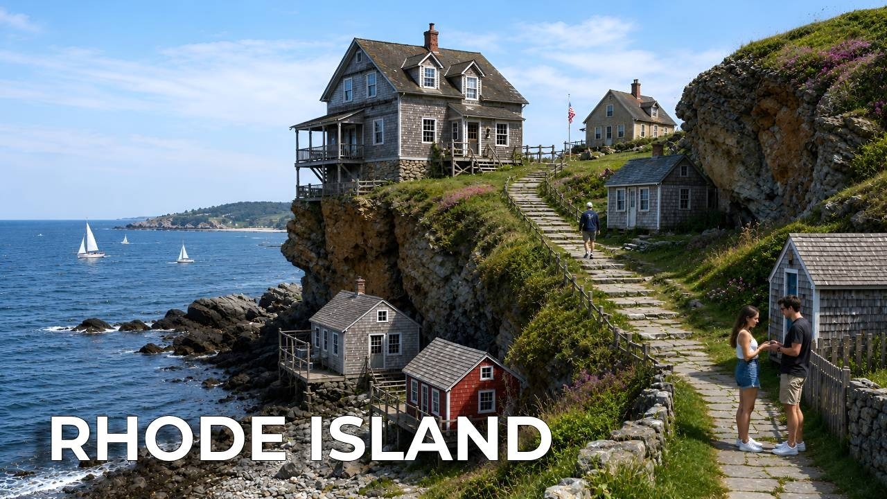 RHODE ISLAND: America&rsquo;s Wildest Coast Most Tourists Will Never See | 4K Travel Documentary