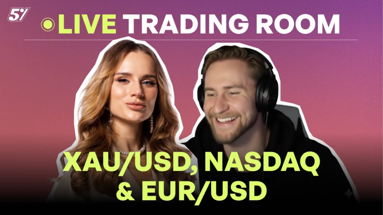 Live Forex Day Trading – XAU/USD, NASDAQ & EUR/USD