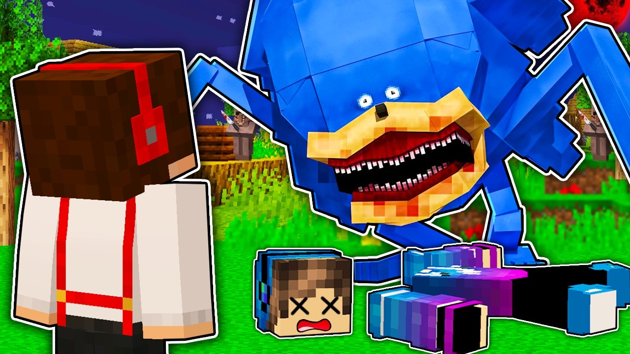 SHIN SONIC NAPADA NA NASZE MIASTO W MINECRAFT?! GPLAY & LUMI