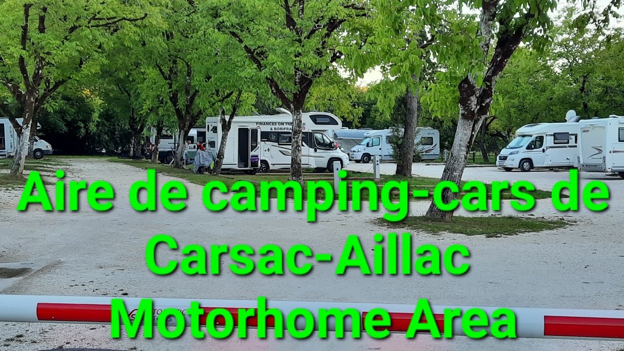 Aire de camping-cars de Carsac-Aillac, en Dordogne - Carsac-Aillac Motorhome area