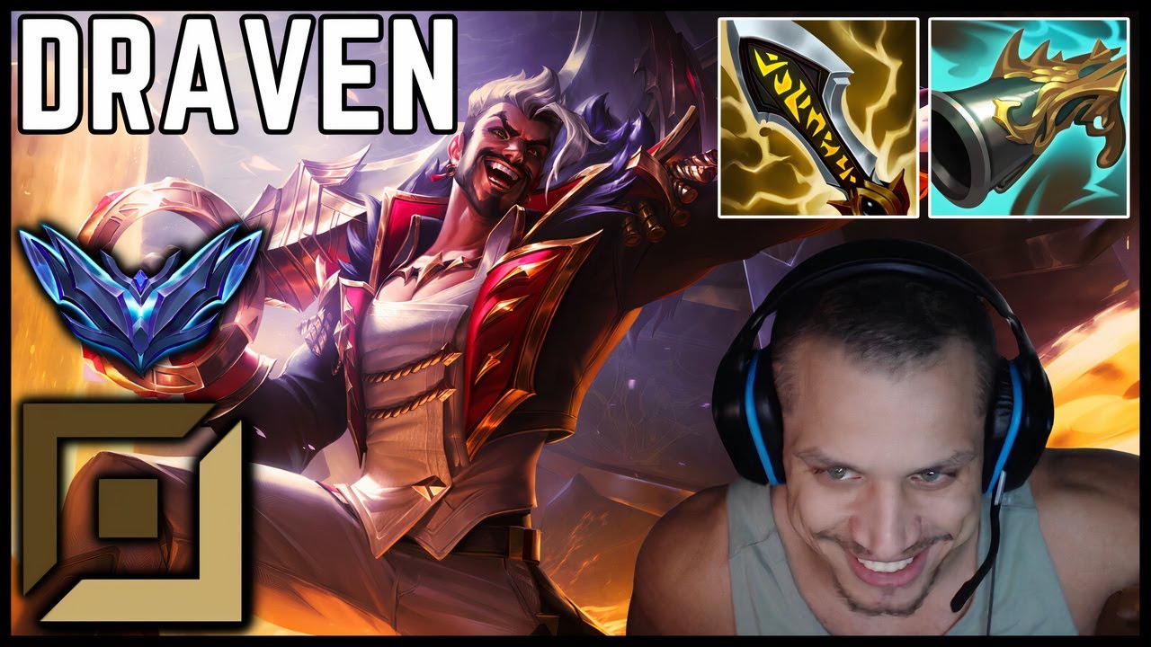 ⚡ Tyler1 CAN I GET OUT OF DIAMOND? | Draven ADC Full Gameplay | Season 15 ᴴᴰ