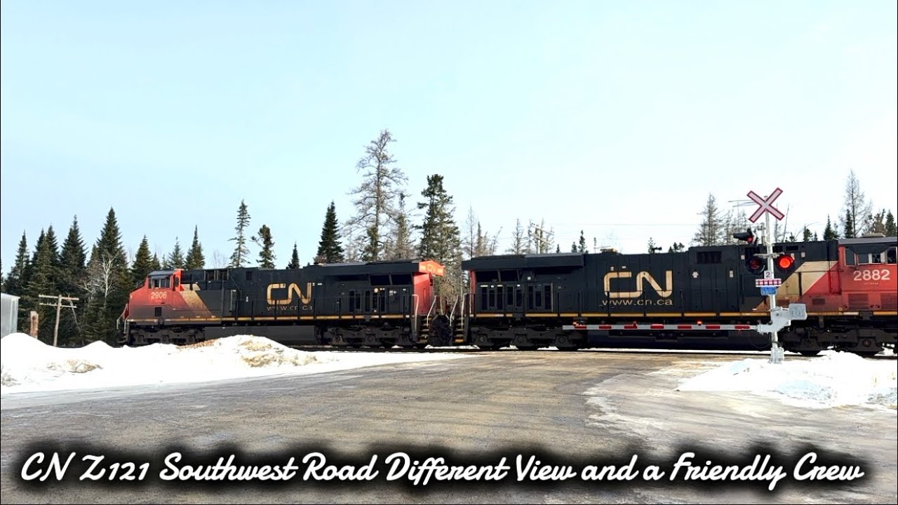 CN Z121,Southwest Road Different View and a Friendly Crew 