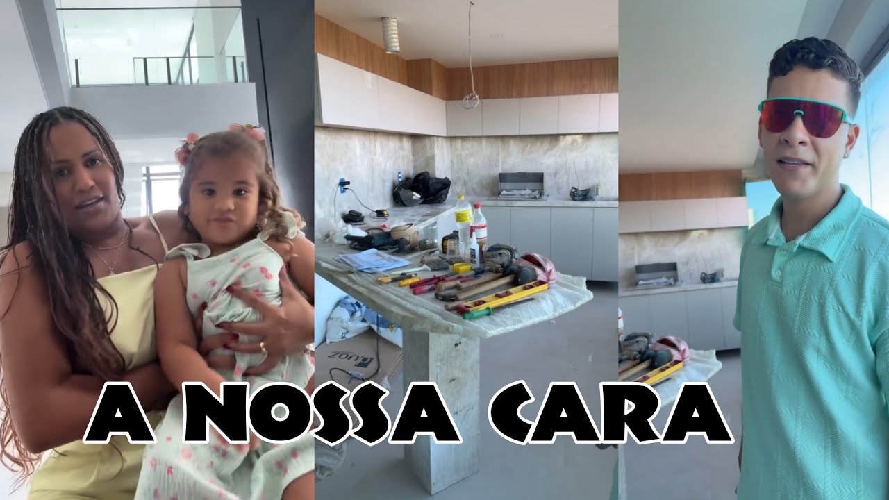 GICELY🌹E LÉO DO COQUE FAZEM UM TOUR😳PELO APARTAMENTO NOVO🙏🏻MOSTRA A REFORMA E COMO TUDO ESTÁ FICANDO