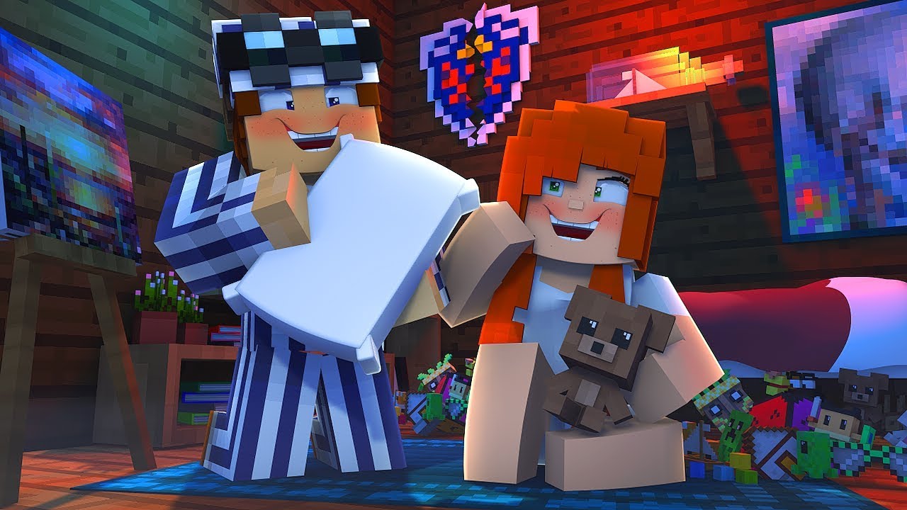 She INTERRUPTED Our Sleepover ?! | Minecraft Spies