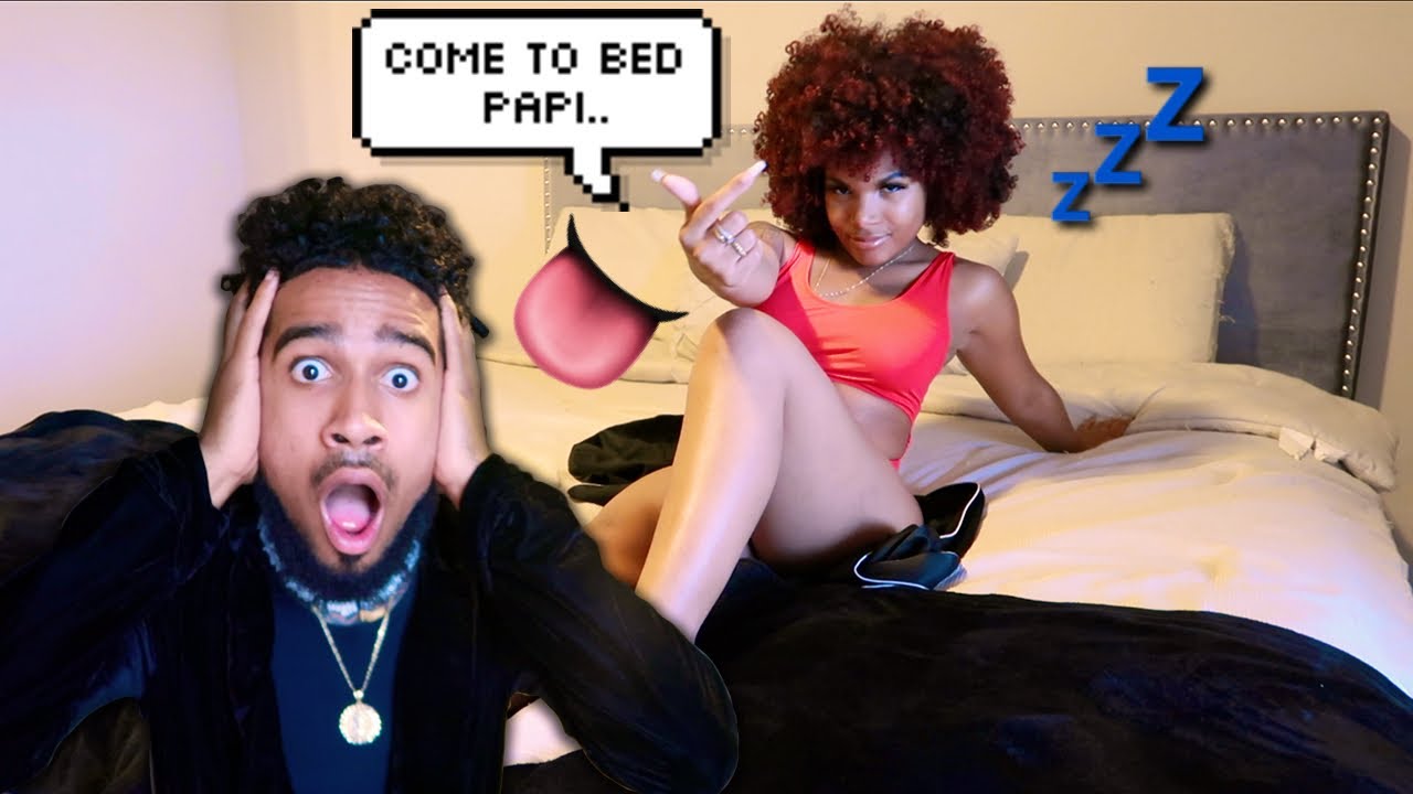 Wearing A SWIMSUIT To SLEEP To See How My BOYFRIEND Reacts!
