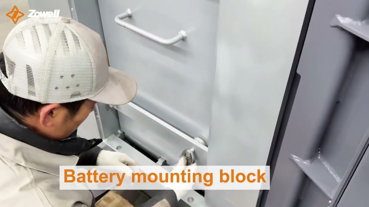 installation video for Zowell european type electric order picker