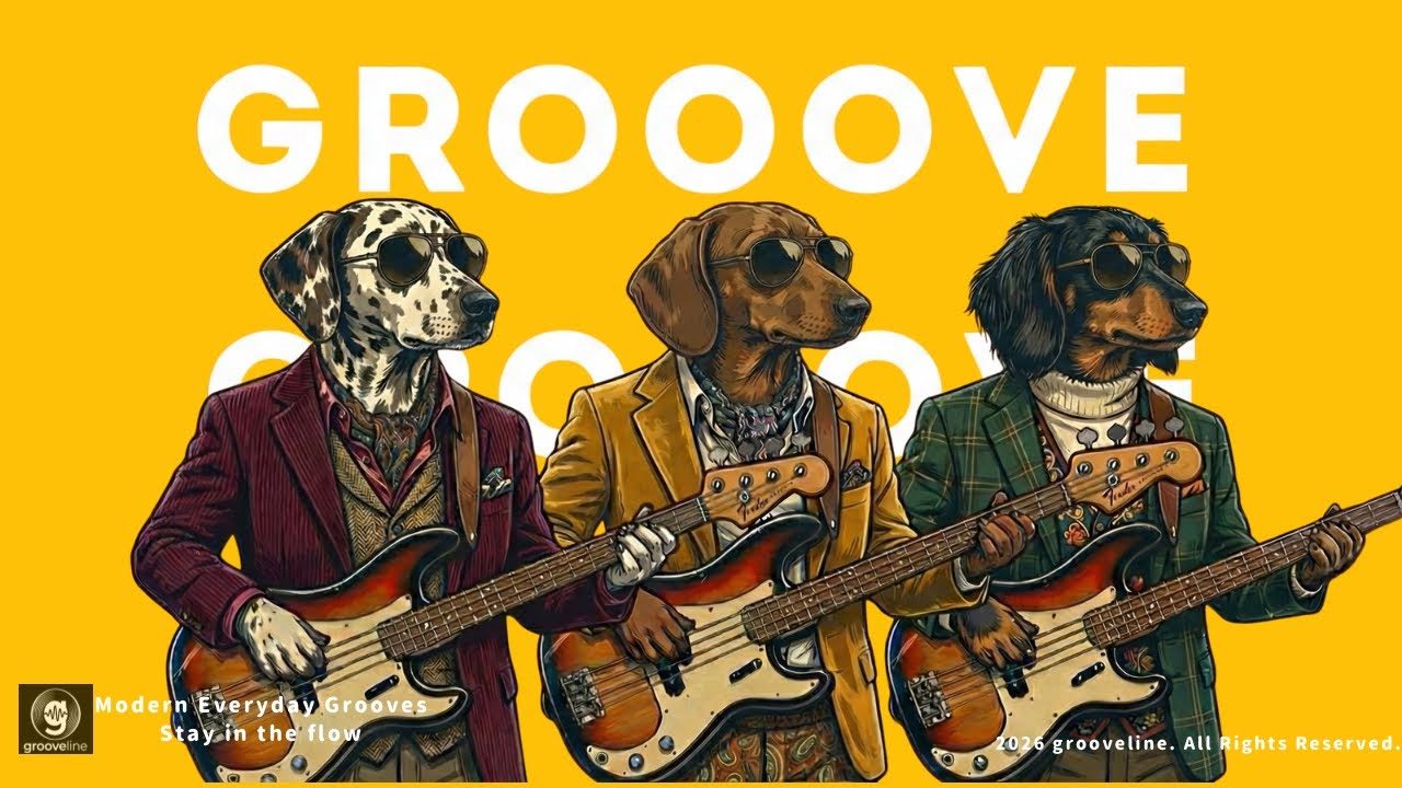 【Playlist】GROOVE POP 集中力を研ぎ澄ます、都会的なリズム BGM♪laid-back | Study & Work × Chill JAZZ hop GROOVY  dog