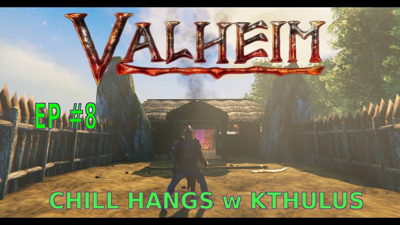 Valheim EP 8: Legs and bacon! (Chill Hangs w/ Kthulus)