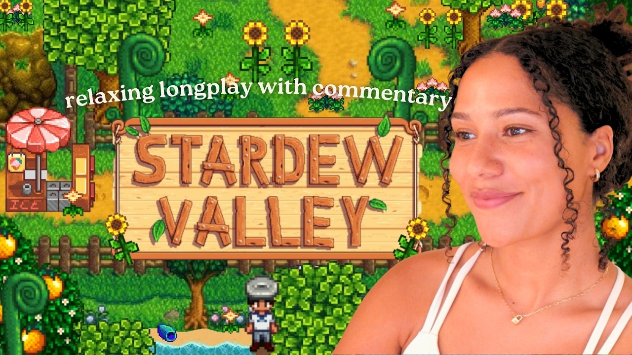 ☀️summer days in Stardew Valley🐚 relaxing longplay with commentary