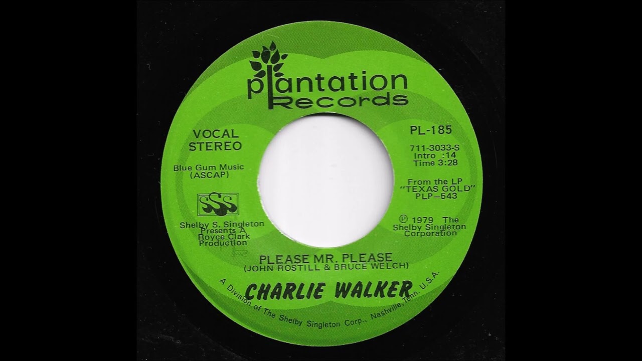Charlie Walker - Please Mr. Please