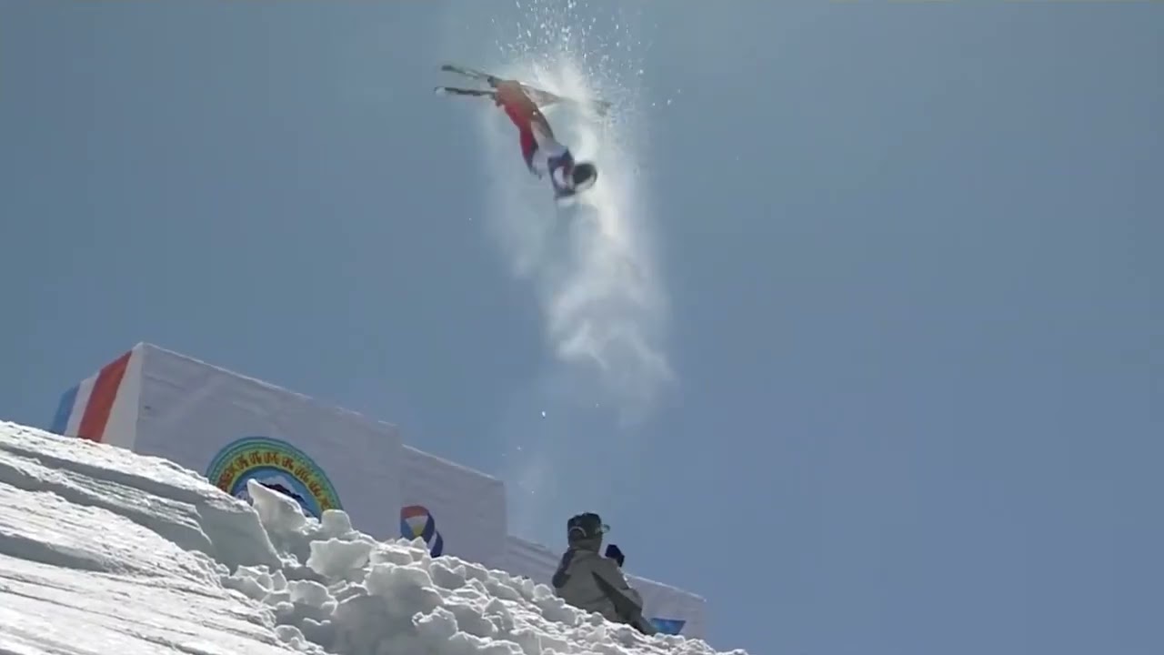 Almaty, Kazakhstan, Freestyle Aerials World Cup 2023 - Aerial Skier edit