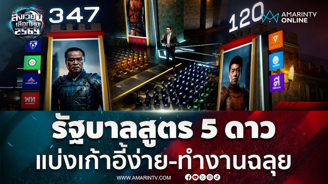 เจาะลึกสูตรตั้งรัฐบาล! แบ่งเก้าอี้ง่าย-ทำงานสบาย | สังเวียนเลือกตั้ง2569