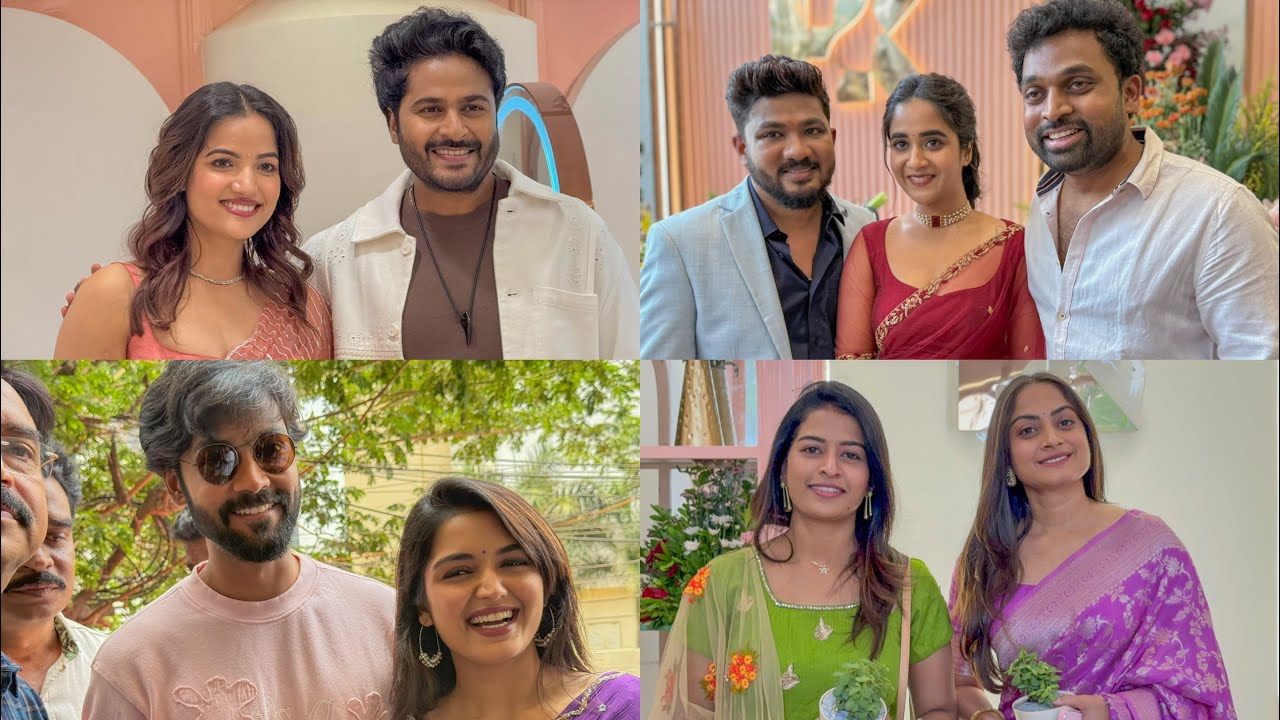 Star Studded Entry at HK Hospitals Opening in Gachibowli | Siri Hanumanth Meet Deepthi Sunaina at HK