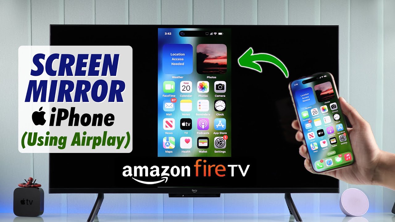 How to Screen Mirror iPhone to Amazon Fire TV [Using AirPlay]