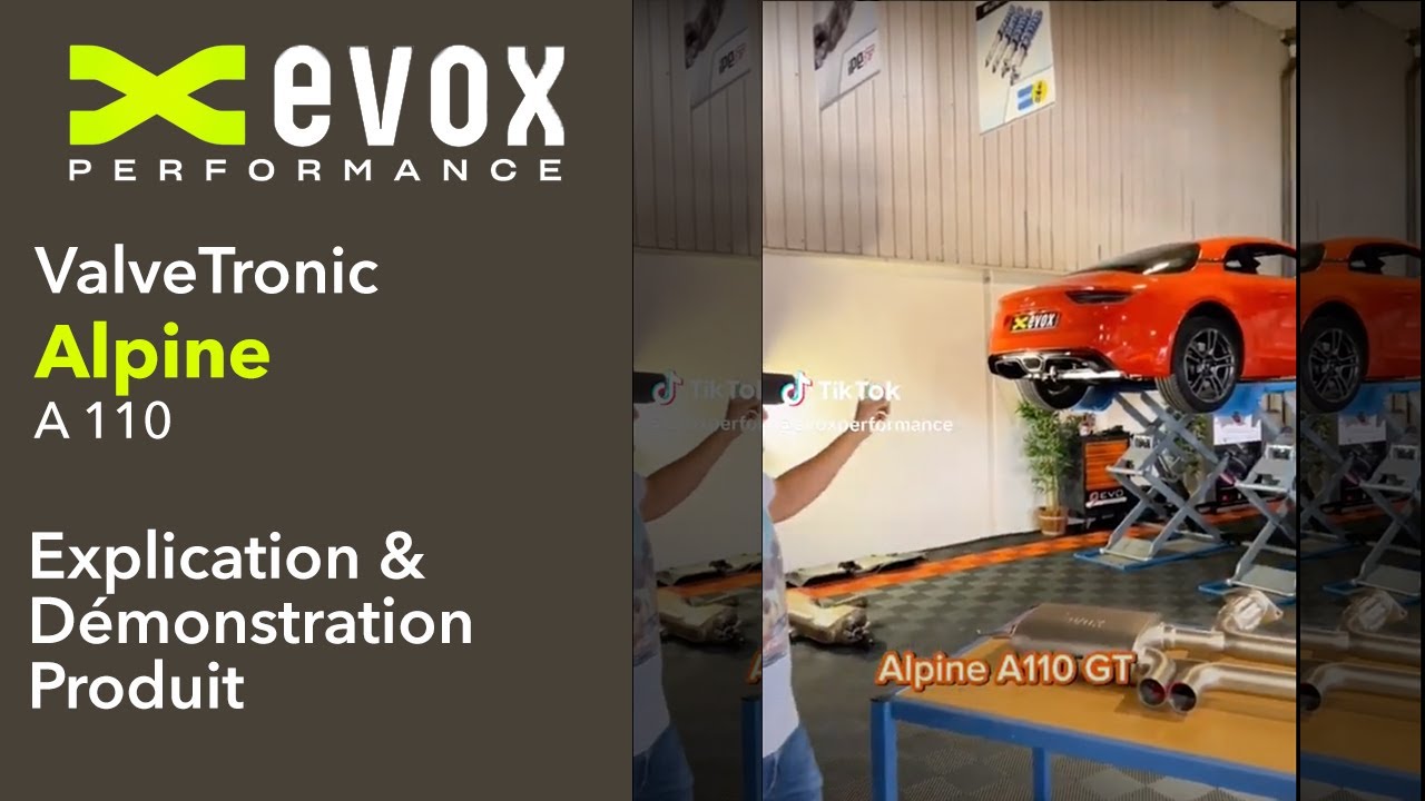 EVOX /// Explication & Démonstration Produit Silencieux ValveTronic Alpine A110