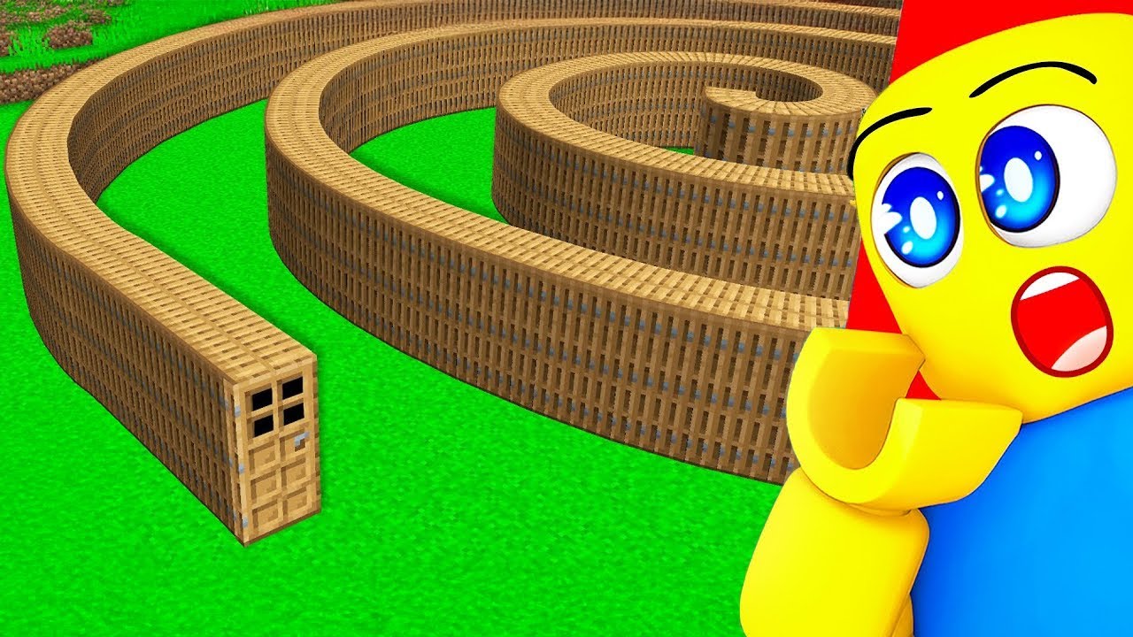 What's INSIDE The Minecraft Spiral Door?